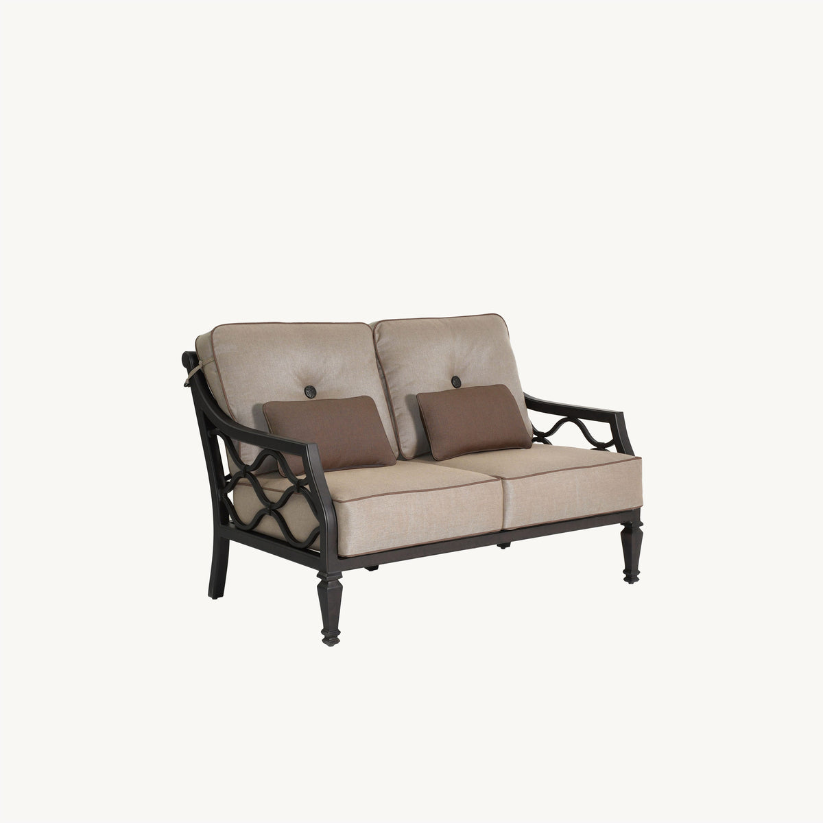 Castelle Villa Bianca Cushioned Loveseat