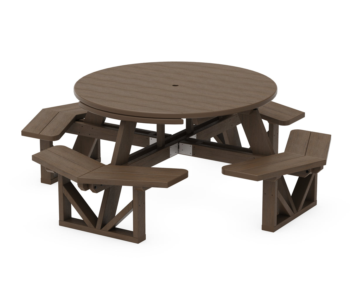 POLYWOOD Park 53" Octagon Table in Kona