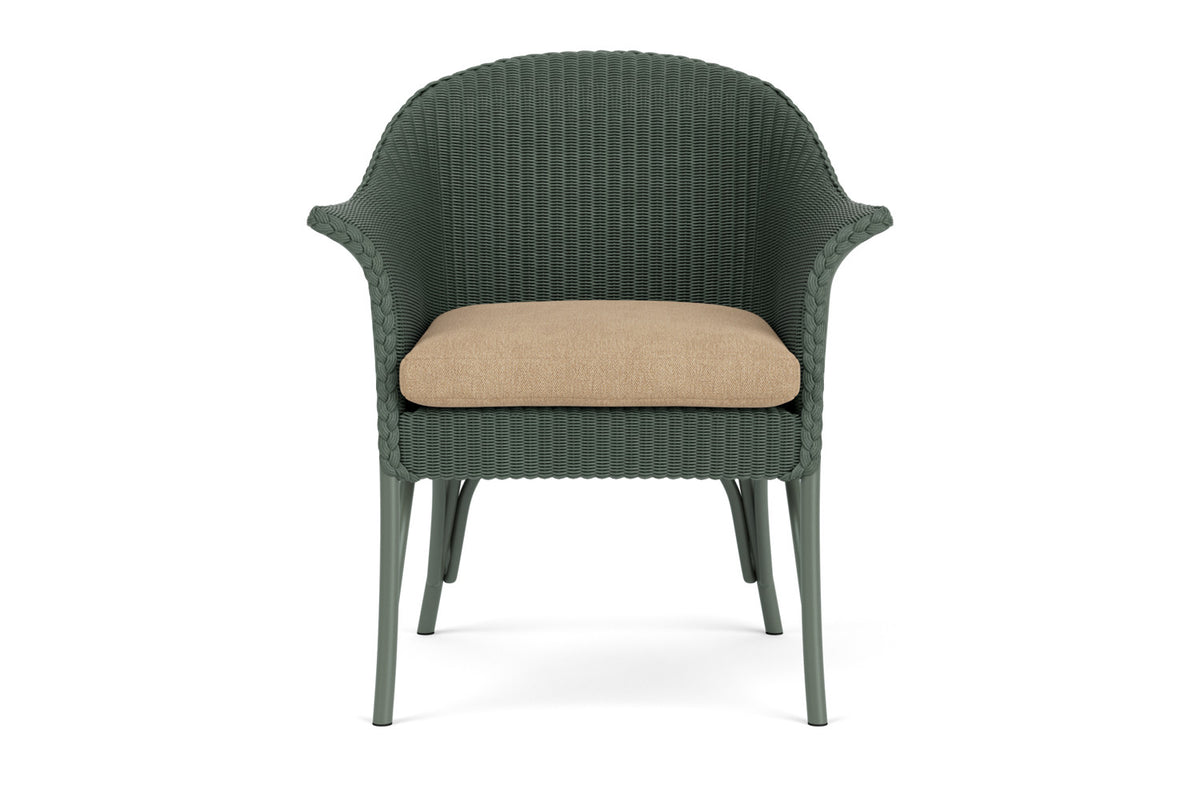 Lloyd Flanders All Seasons Lounge Chair in Spruce with Hayden Sand fabric