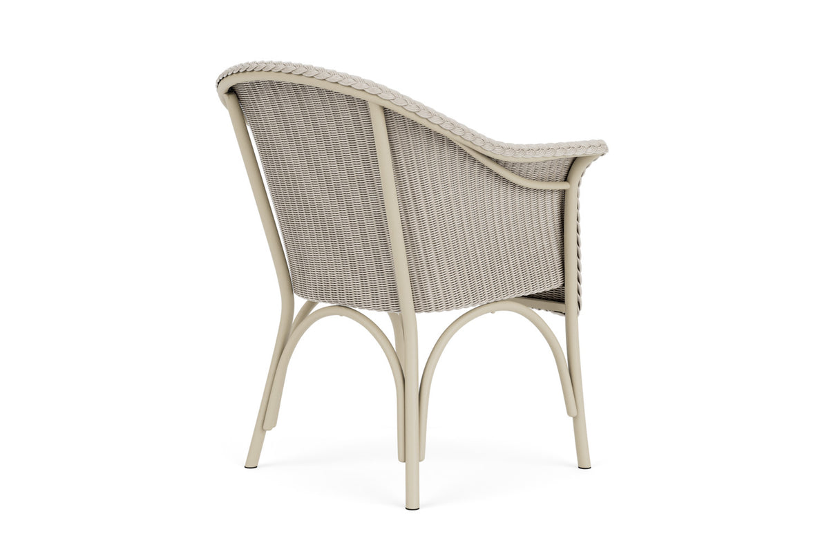 Lloyd Flanders All Seasons Dining Armchair with Padded Seat in Linen, view 6