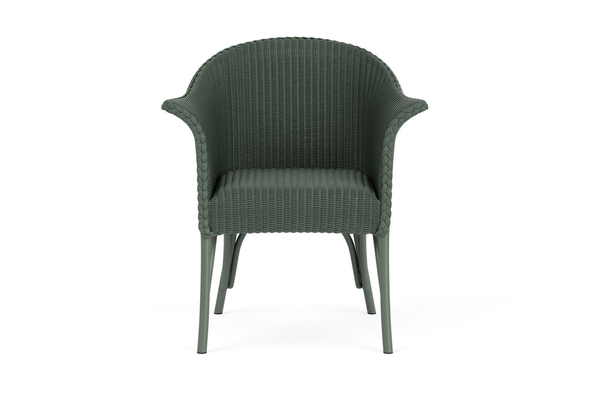 Lloyd Flanders All Seasons Dining Armchair with Padded Seat in Spruce