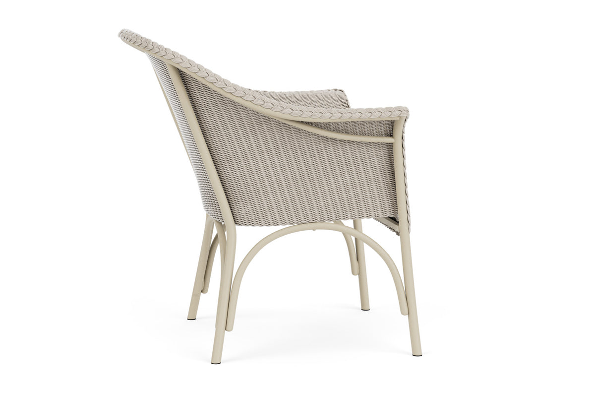 Lloyd Flanders All Seasons Lounge Chair with Padded Seat in Linen, view 5