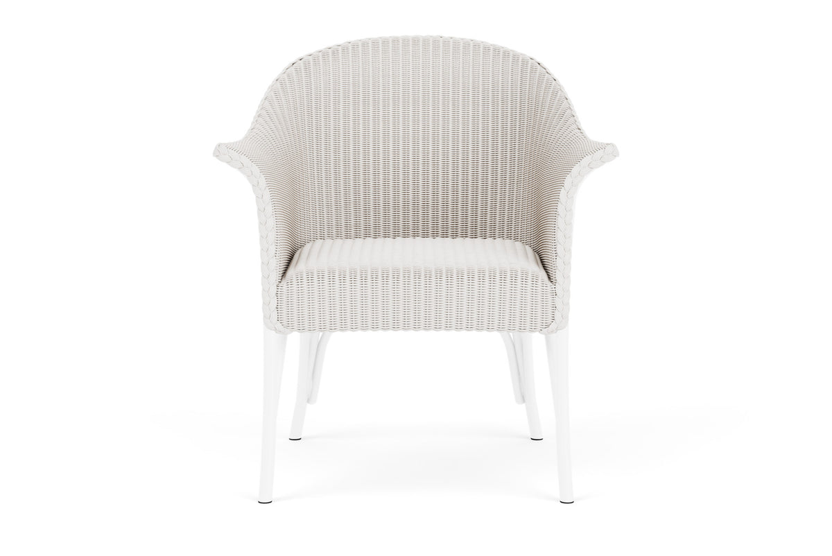Lloyd Flanders All Seasons Lounge Chair with Padded Seat in White