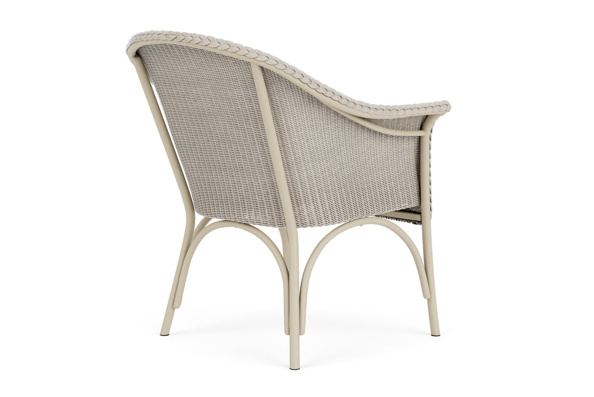 Lloyd Flanders All Seasons Lounge Chair with Padded Seat in Linen, view 6