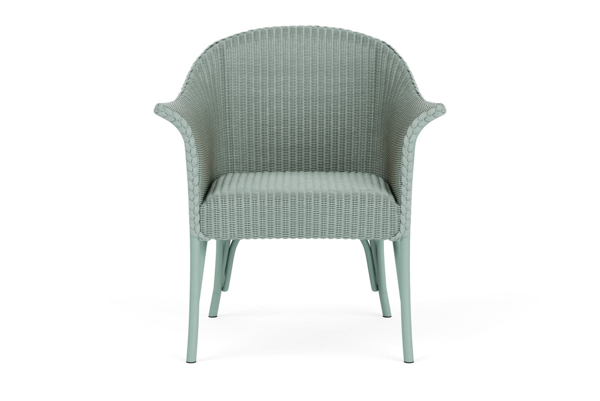 Lloyd Flanders All Seasons Lounge Chair with Padded Seat in Sea Glass