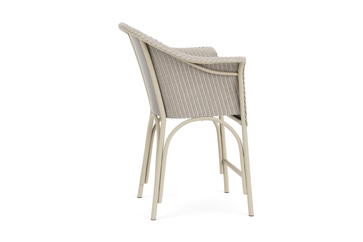 Lloyd Flanders All Seasons Balcony Stool with Padded Seat in Linen, view 5