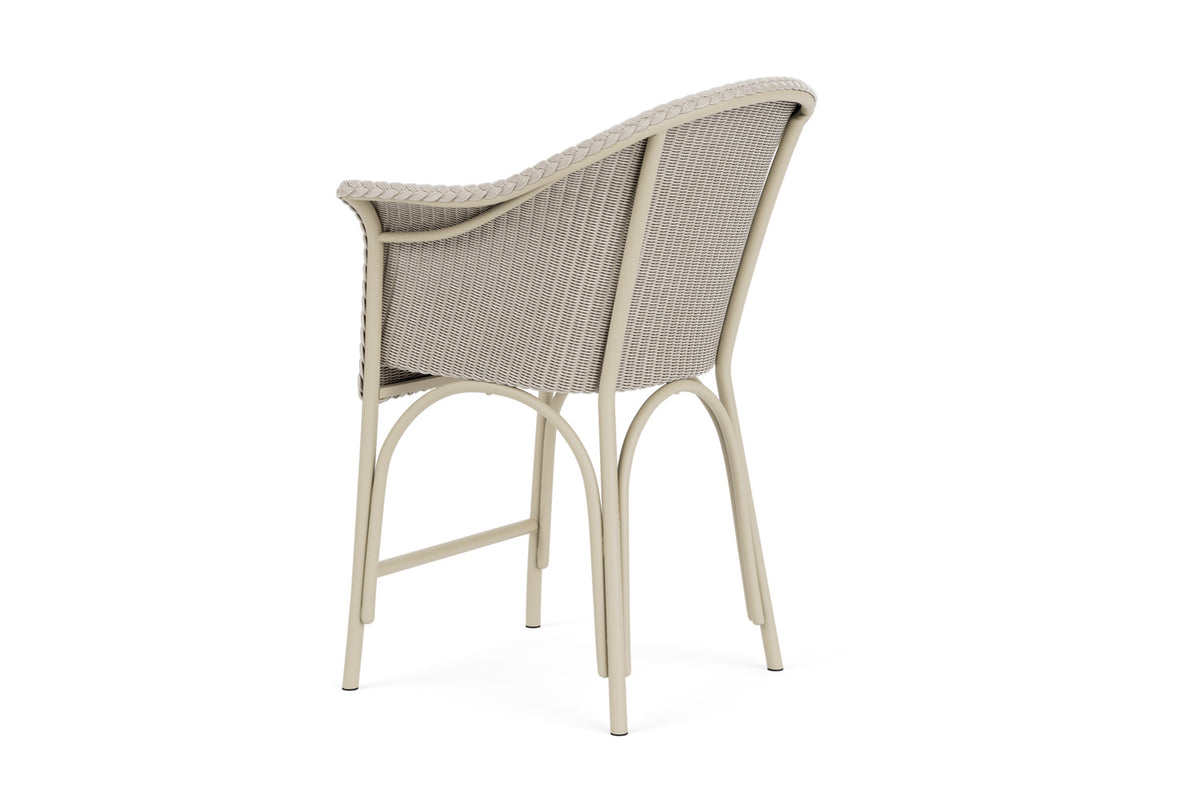 Lloyd Flanders All Seasons Balcony Stool with Padded Seat in Linen, view 8