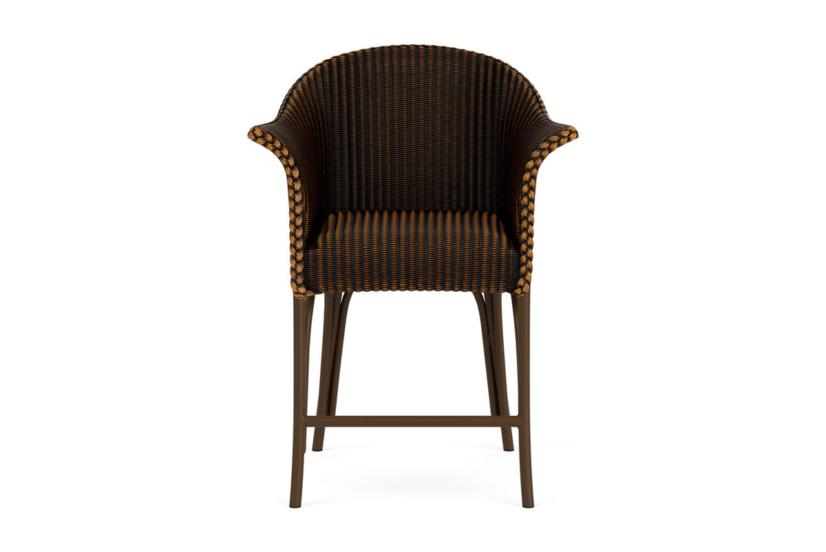 Lloyd Flanders All Seasons Balcony Stool with Padded Seat in Mink