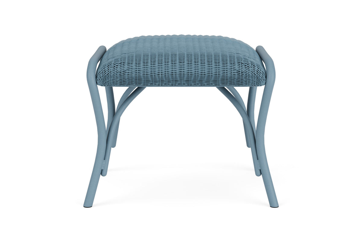Lloyd Flanders All Seasons Ottoman with Padded Seat in Stillwater