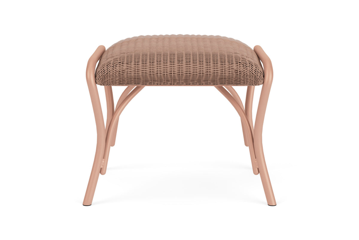 Lloyd Flanders All Seasons Ottoman with Padded Seat in Rosewood