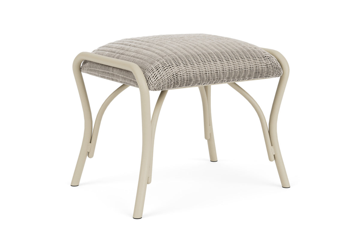 Lloyd Flanders All Seasons Ottoman with Padded Seat in Linen, view 2