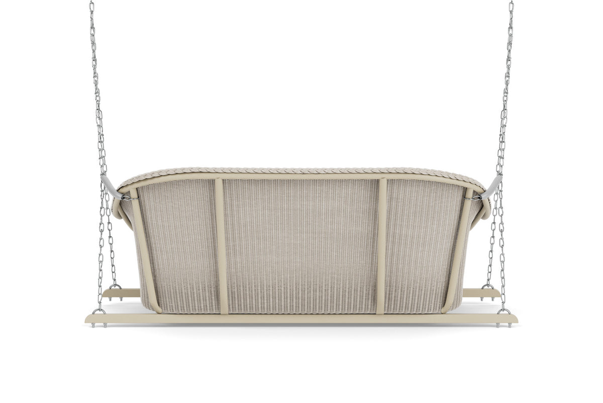 Lloyd Flanders All Seasons Settee Swing with Padded Seat in Linen, view 7