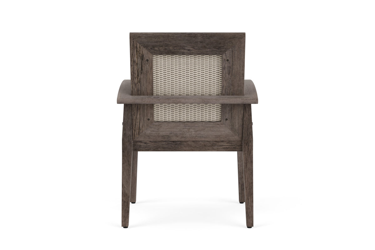 Lloyd Flanders Frontier Dining Set in Linen with Hayden Sand fabric, view 7