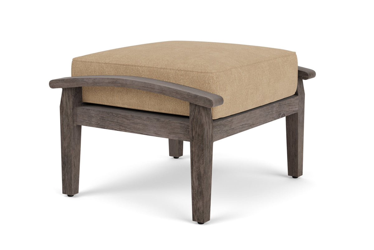 Lloyd Flanders Frontier Ottoman with Hayden Sand fabric, view 3