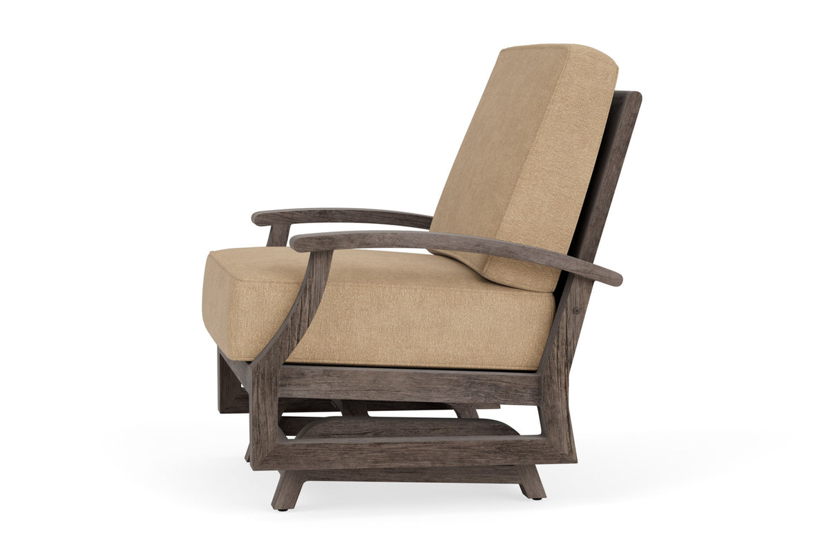 Lloyd Flanders Frontier Spring Rocker in Linen with Hayden Sand fabric, view 9