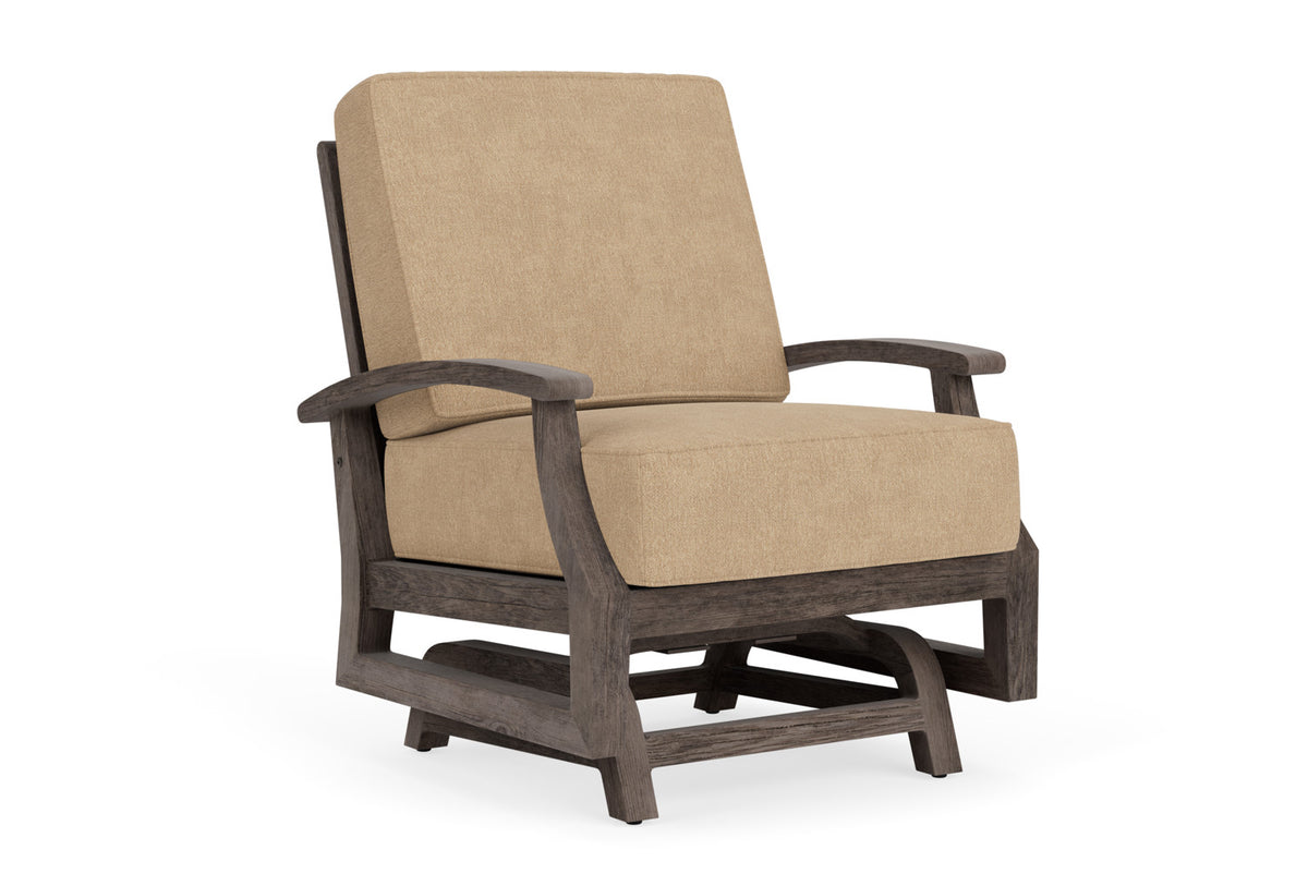 Lloyd Flanders Frontier Spring Rocker in Linen with Hayden Sand fabric, view 2