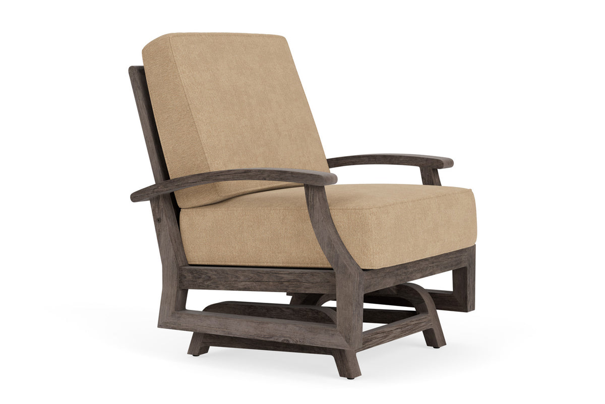 Lloyd Flanders Frontier Spring Rocker in Linen with Hayden Sand fabric, view 3