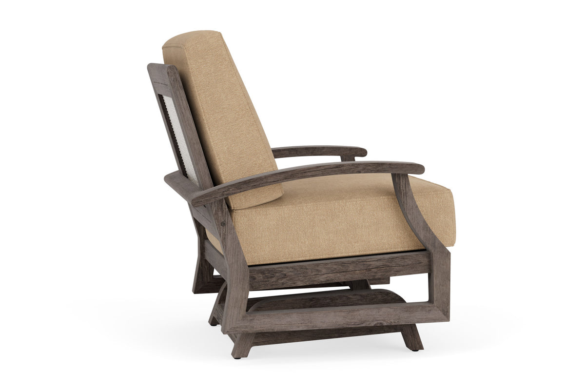 Lloyd Flanders Frontier Spring Rocker in Linen with Hayden Sand fabric, view 5