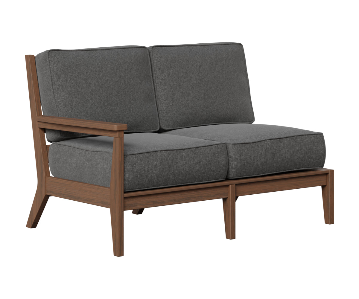 Berlin Gardens Mayhew Right Arm Loveseat in Brazilian Walnut