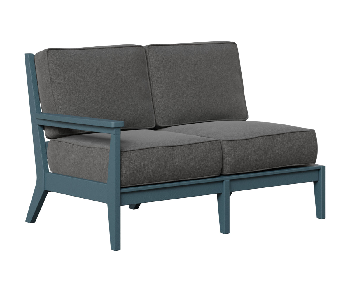 Berlin Gardens Mayhew Right Arm Loveseat in Slate