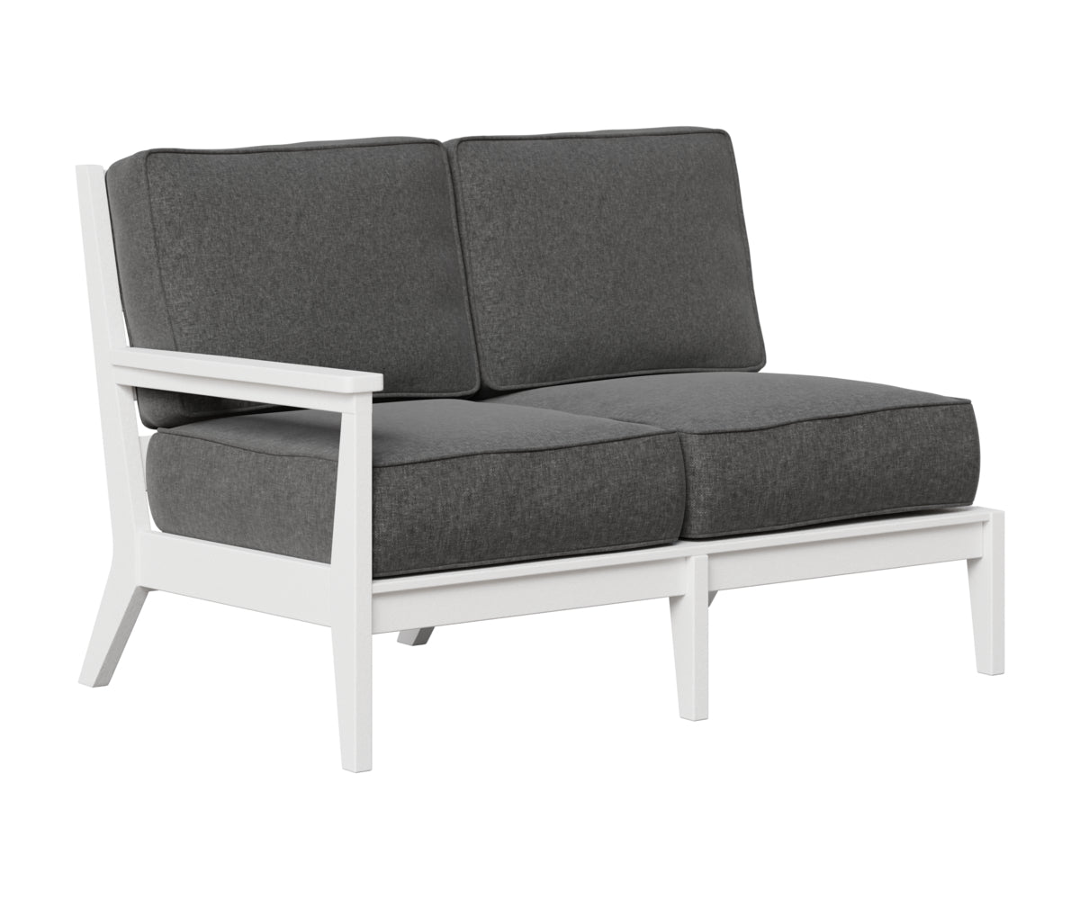Berlin Gardens Mayhew Right Arm Loveseat in White
