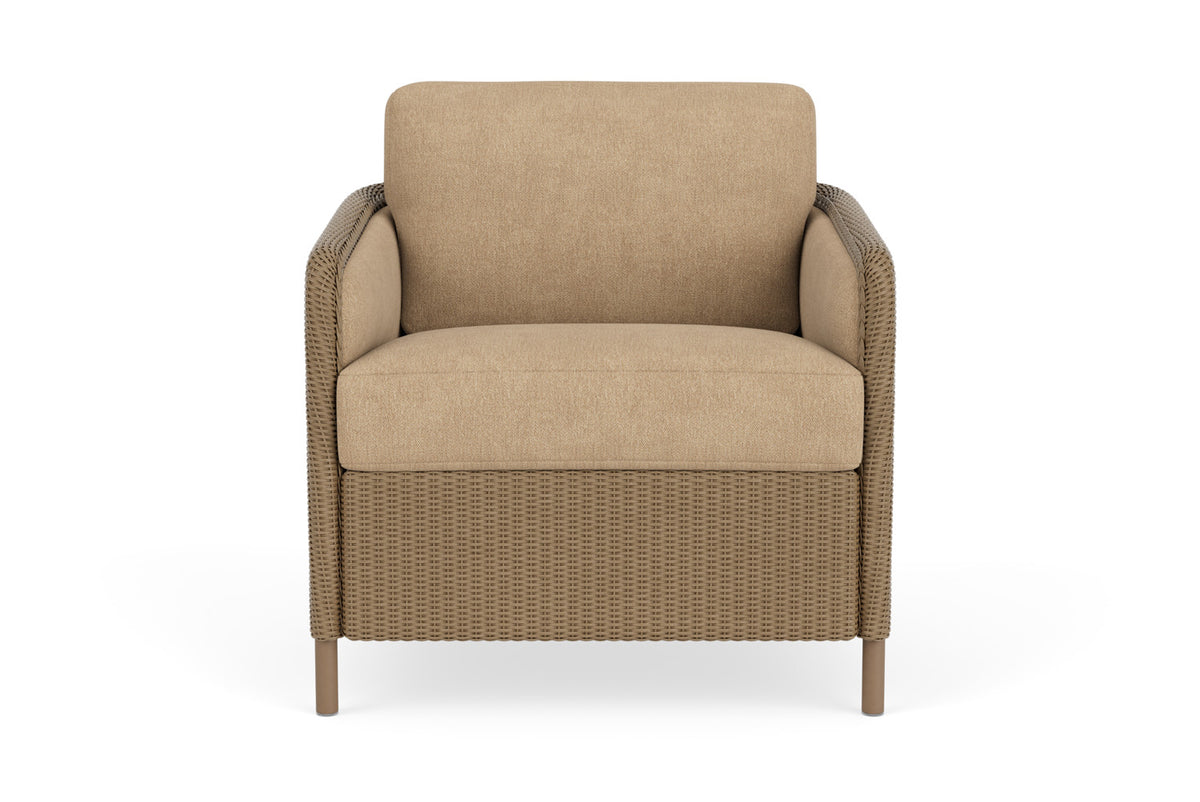 Lloyd Flanders Visions Lounge Chair in Fawn with Hayden Sand fabric