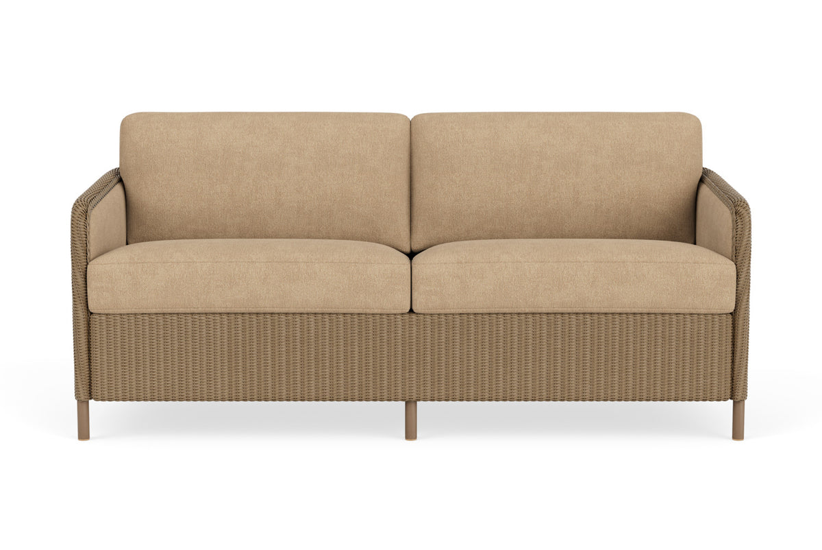 Lloyd Flanders Visions Living Room Set in Fawn with Hayden Sand fabric