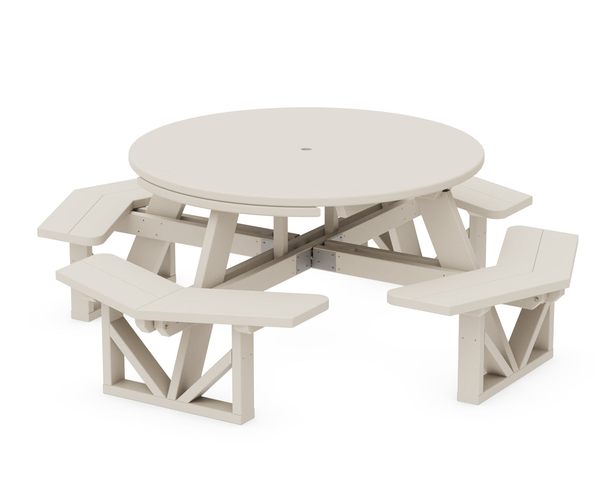 POLYWOOD Park 53" Octagon Table in Sand