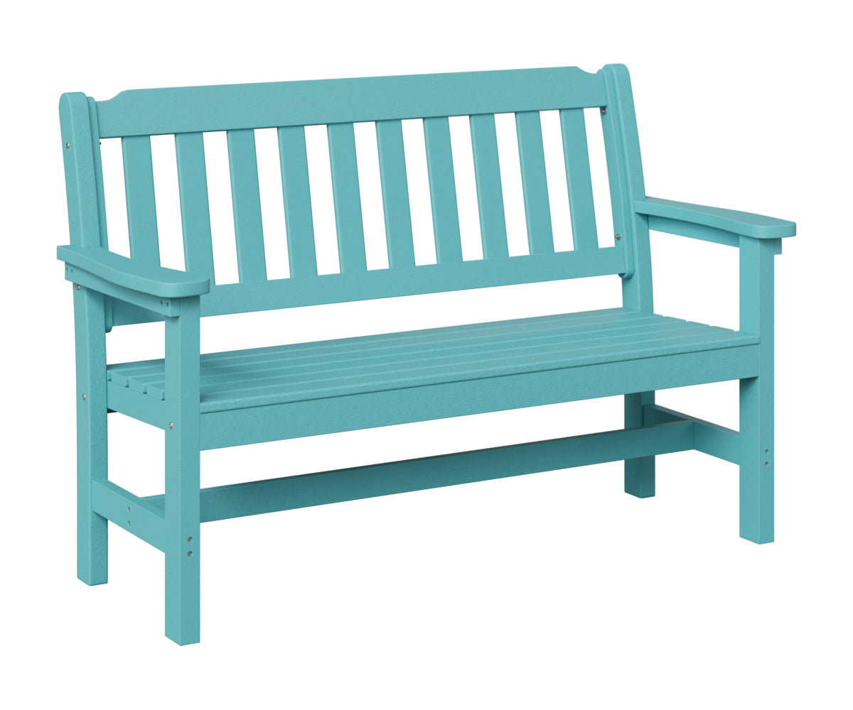 Berlin Gardens Garden Bench in Aruba Blue