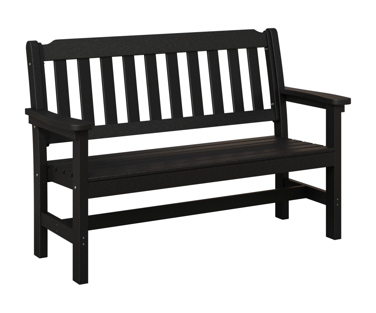 Berlin Gardens Garden Bench in Black