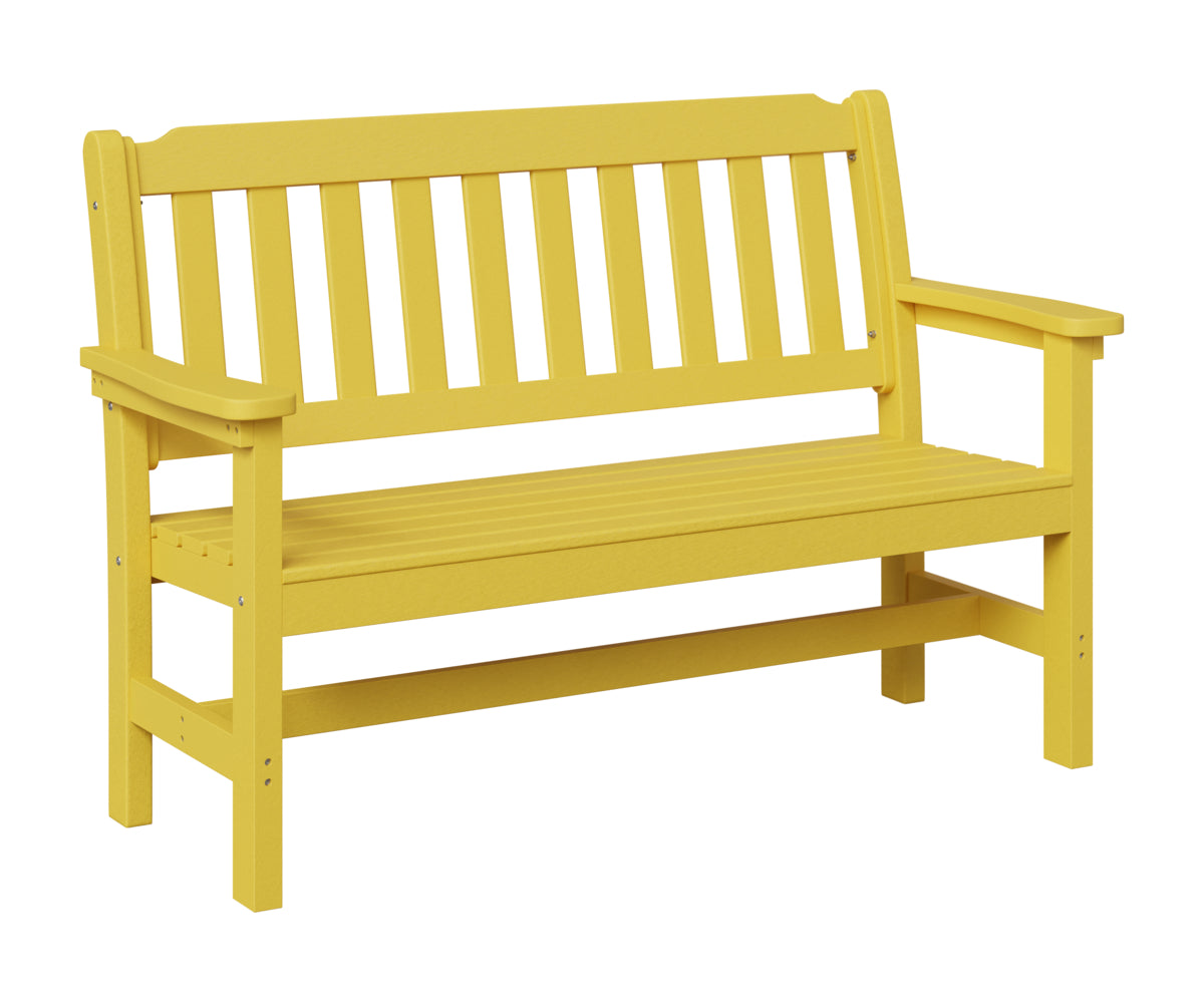 Berlin Gardens Garden Bench in Sunburst Yellow