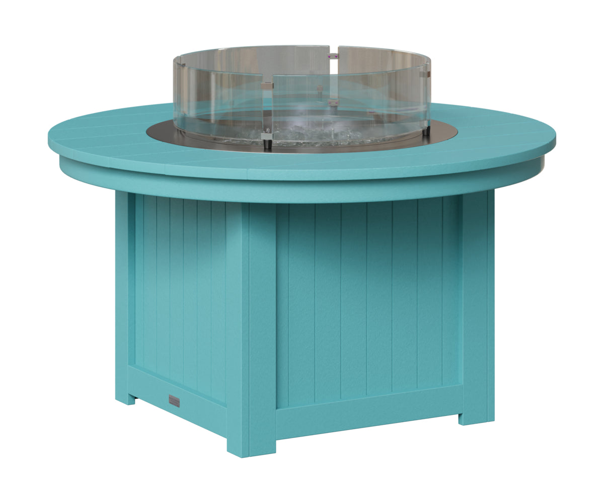 Berlin Gardens Donoma 44" Round Fire Pit in Aruba Blue
