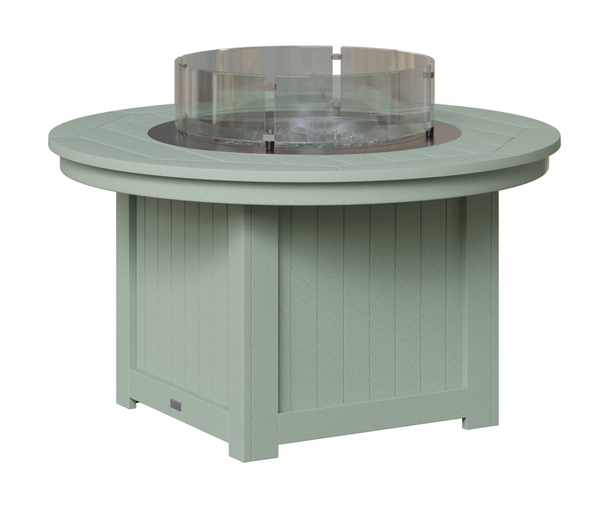 Berlin Gardens Donoma 44" Round Fire Pit in Sea Foam