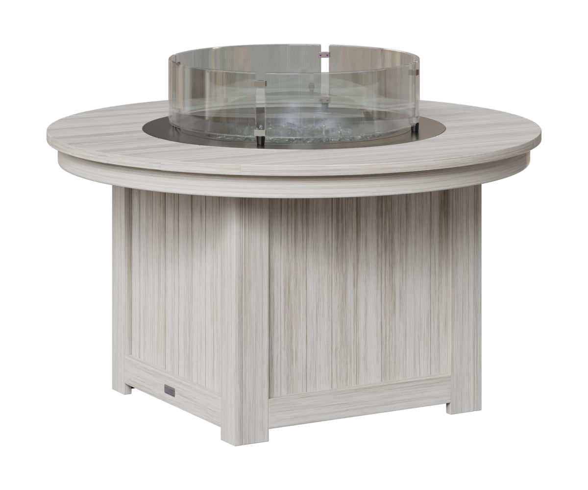 Berlin Gardens Donoma 44" Round Fire Pit in Seashell