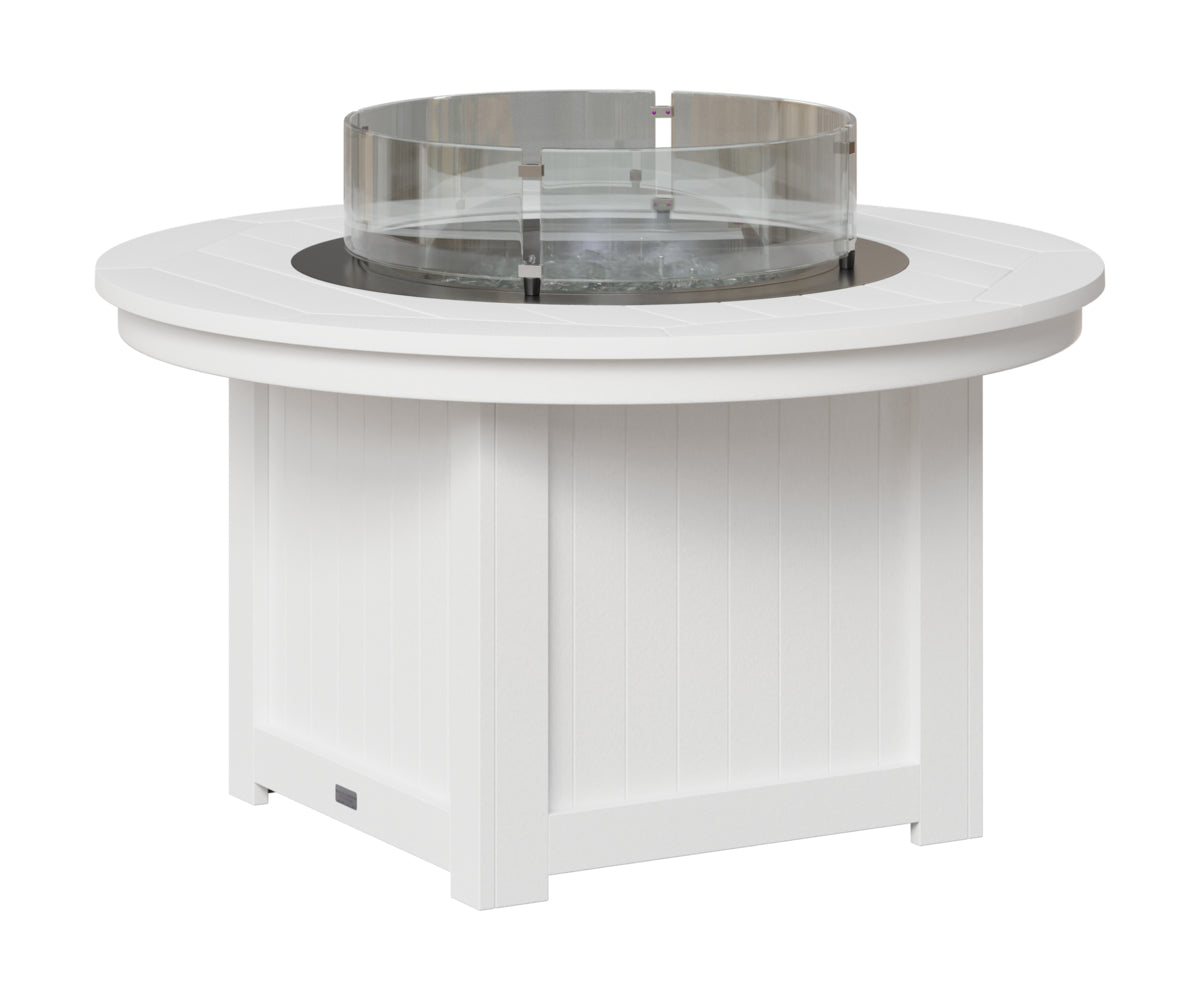 Berlin Gardens Donoma 44" Round Fire Pit in White