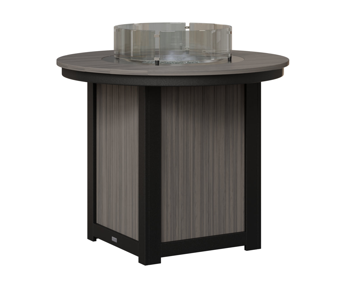 Berlin Gardens Donoma 44" Round Fire Table Counter, lifestyle photo 1