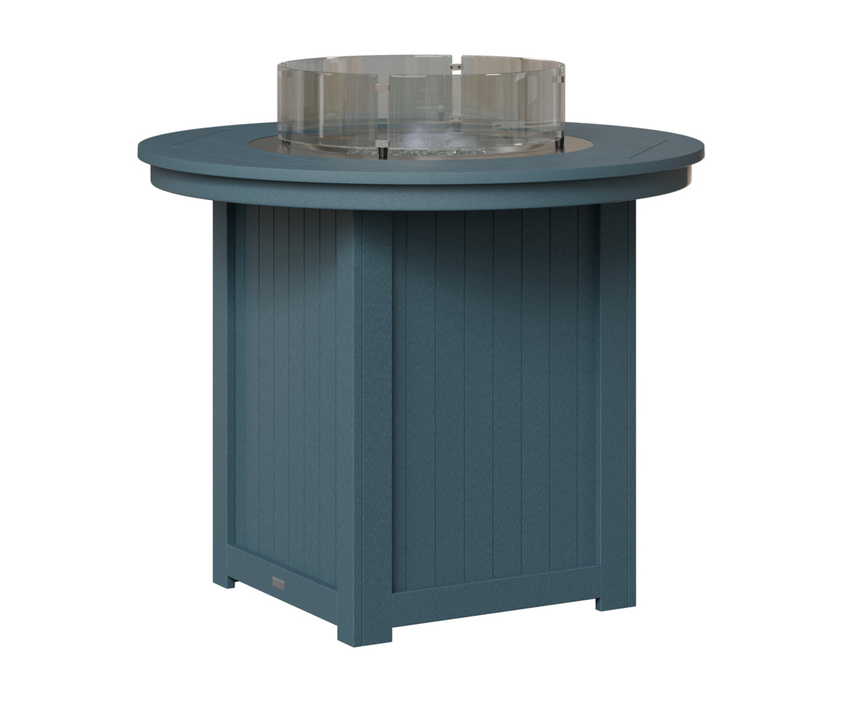 Berlin Gardens Donoma 44" Round Fire Table Counter in Slate