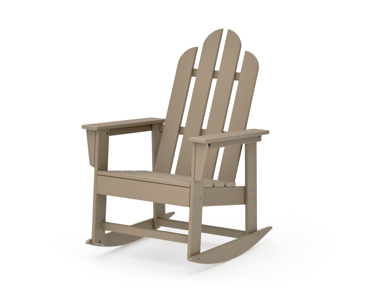 POLYWOOD Long Island Rocking Chair in Vintage Sahara