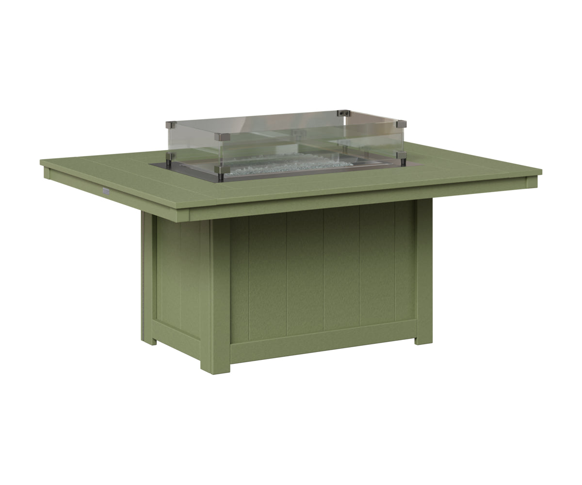 Berlin Gardens Donoma 42" x 54" Rectangular Fire Pit in Sage