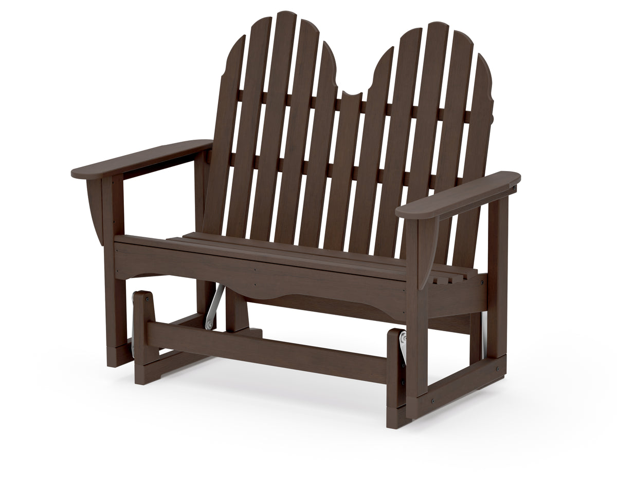 POLYWOOD Classic Adirondack 48" Glider in Kona