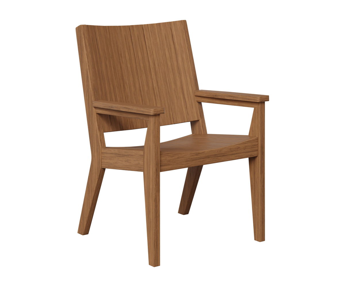 Berlin Gardens Mayhew Chat Dining Chair in Antique Mahogany
