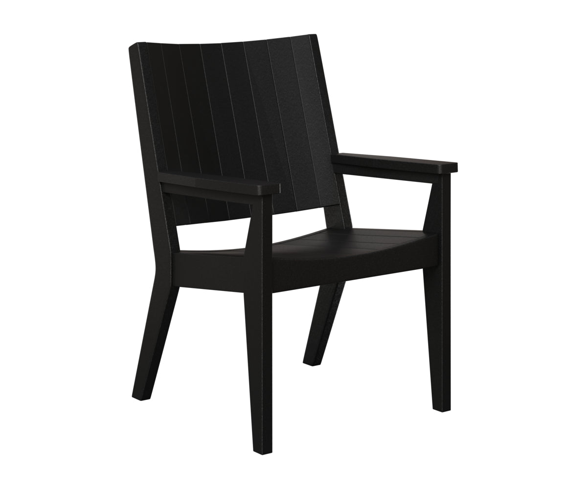 Berlin Gardens Mayhew Chat Dining Chair in Black