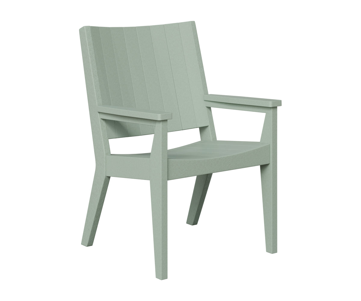 Berlin Gardens Mayhew Chat Dining Chair in Sea Foam