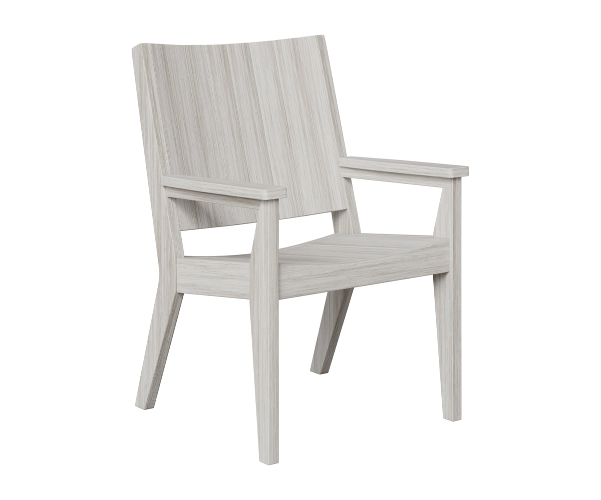 Berlin Gardens Mayhew Chat Dining Chair in Seashell
