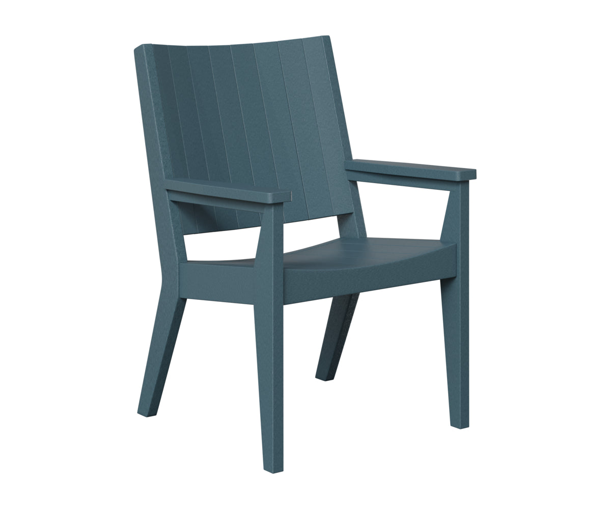 Berlin Gardens Mayhew Chat Dining Chair in Slate