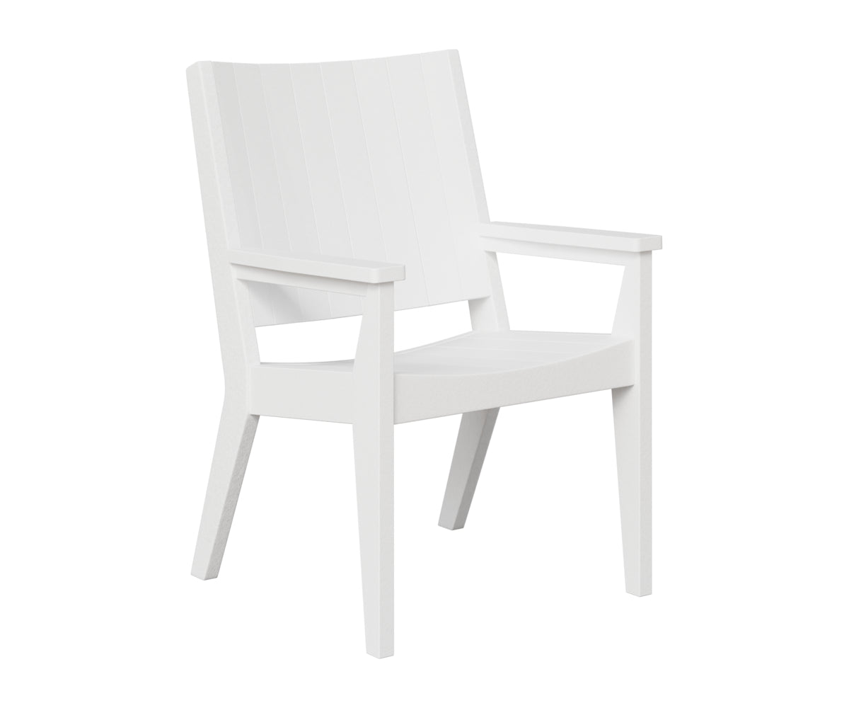 Berlin Gardens Mayhew Chat Dining Chair in White