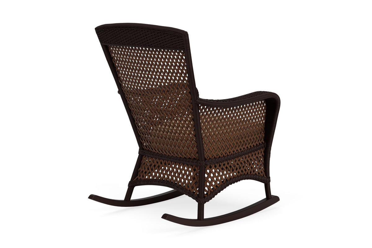 Lloyd Flanders Grand Traverse Porch Rocker with Hayden Sand fabric, view 6