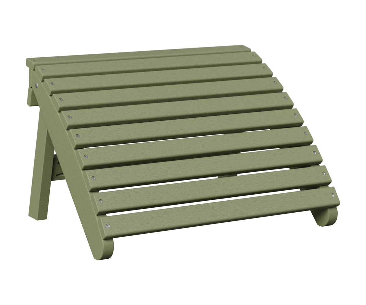 Berlin Gardens Folding Adirondack Footstool in Sage