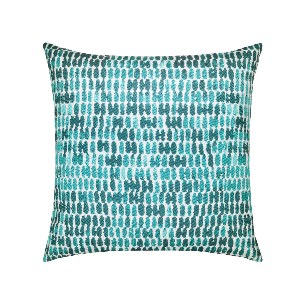 Elaine Smith Thumbprint Aruba outdoor pillow, aqua - view 2