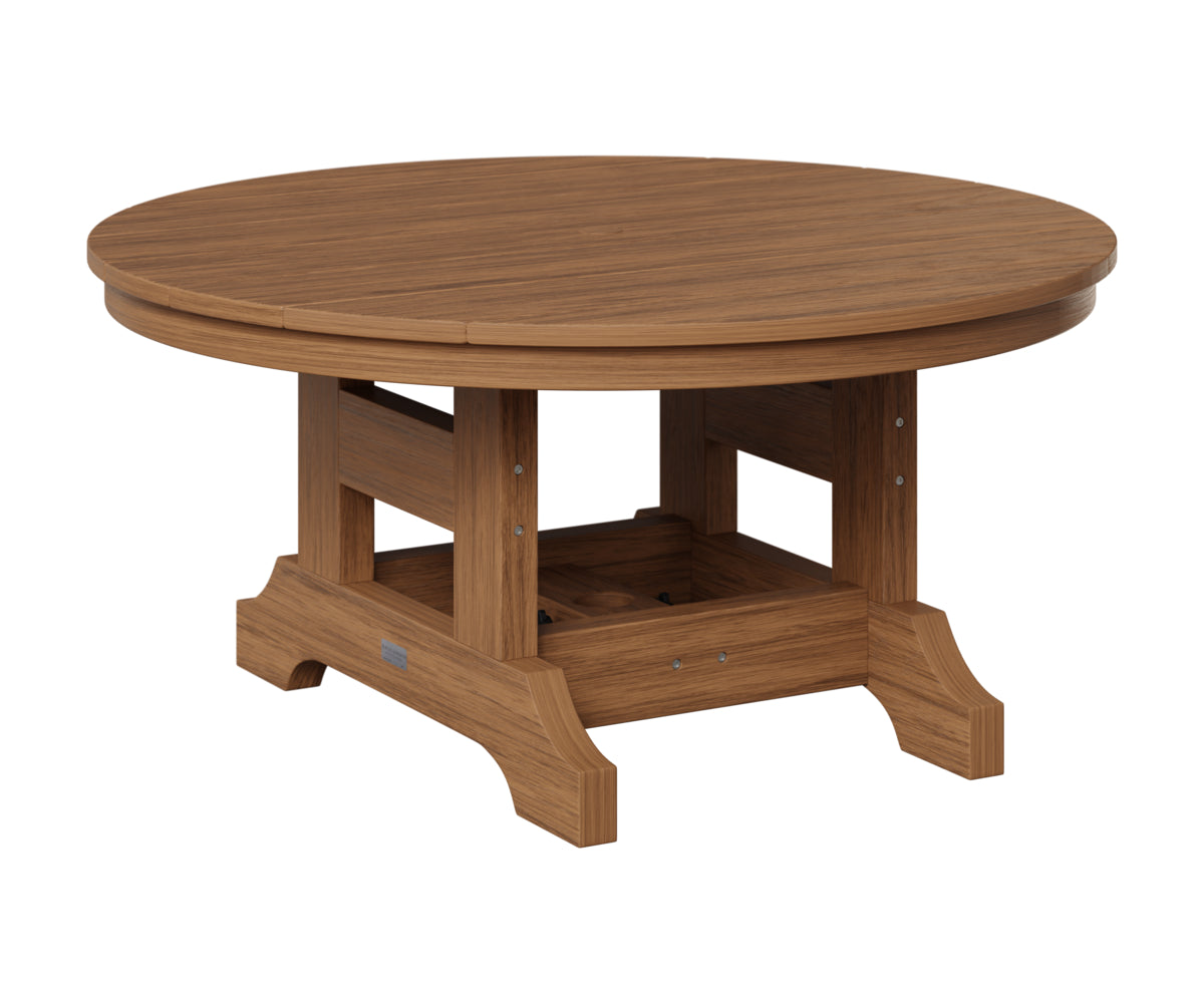 Berlin Gardens 38" Round Conversation Table in Antique Mahogany
